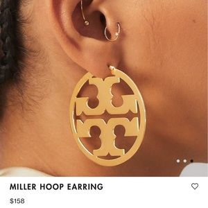 Tory Burch Miller Hoop Earrings